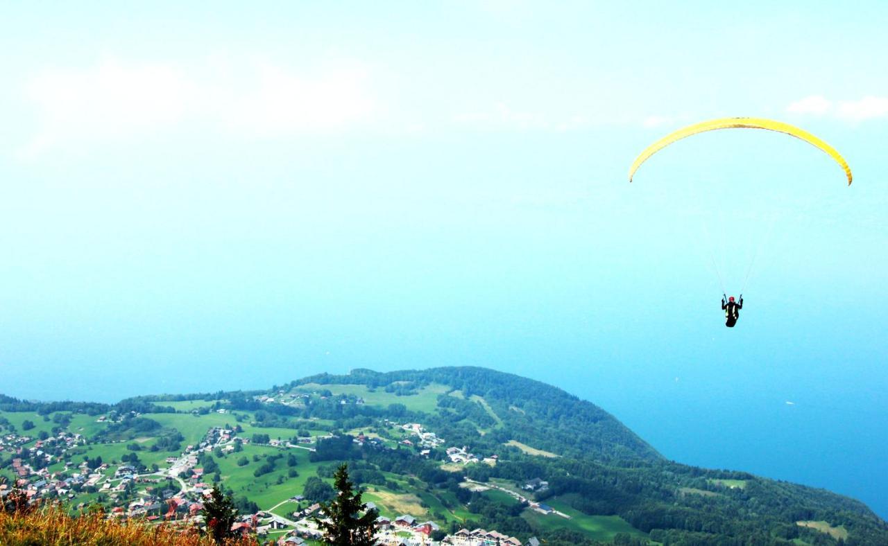 Appartement Confortable A Thollon-Les-Memises Avec Vue Luaran gambar